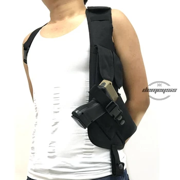 Taktiskā Anti-zaglis Slēptās maksts Drošības Underarm Pleca Soma Padusē pistoli Makstī Portatīvo medību šaušanas maksts maisiņš