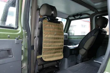 Taktiskā MOLLE Automašīnas Sēdekļa atzveltnes Organizators Militāro MOLLE Sēdekļa Vāku Aizsargs Āra Instrumenti, Auto Piederumi Glabāšanas Pack