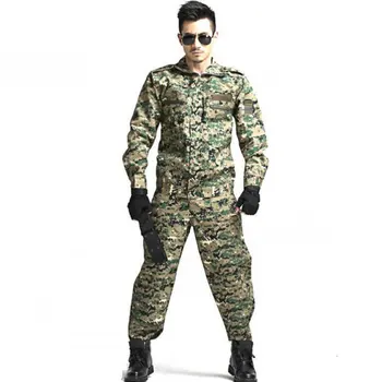 Taktiskā Peintbola Kamuflāžas Militāro Formas Tērpu Maskēties Kaujas Tērps, Militārais Apģērbs Mednieku Un Zvejas Krekls Un Bikses