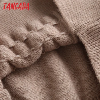 Tangada Sieviešu 2020. Gadam, Modes Lielgabarīta Vērpjot Trikotāžas Veste V Kakla Džemperis bez Piedurknēm, Sieviešu Veste Šiks Topi BC103