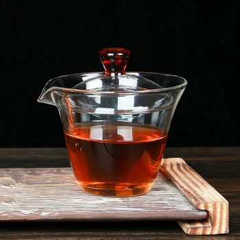 TANGPIN karstumizturīga stikla gaiwan tējkanna, lai puer gaiwan tējas tasi tējas