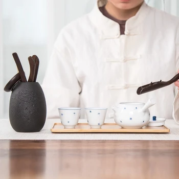 TANGPIN keramikas tējas ceremonija kopumu, kafijas, tējas piederumi tējas rīki
