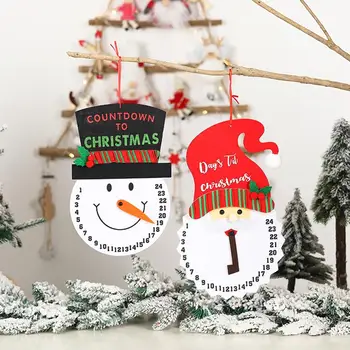 Taoup Ziemassvētku Kalendāra Priecīgus Ziemassvētku Rotājumi Mājās Noel Ziemassvētki Ir 2021. Jaunā Gada Dāvanas Santa Claus Lelles Elf Dekoru Navidad