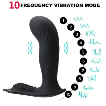 Tauriņš Valkājamas dubultās Biksītes Vibrators, Tālvadības Seksa mašīna pieaugušo erotiskās rotaļlietas sieviete Masturbator maksts Clit Stimulators 18+