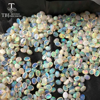TBJ,elegants 1.5 ct opal dāma gredzenu,ovālas 7*9mm dabas etiopijas uguns opāls klasiskās diana gredzens 925 sterling sudraba dārgakmens Gredzenu