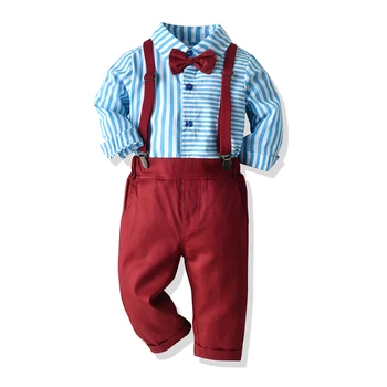 Tem Doger Modes Rudenī Zīdaiņu Apģērbs, Apģērbs, Bērnu Uzvalks Jaundzimušo Zēnu Tauriņu Topi+Zeķu Bikses Bērnu Ikdienas Apģērbu Komplekts