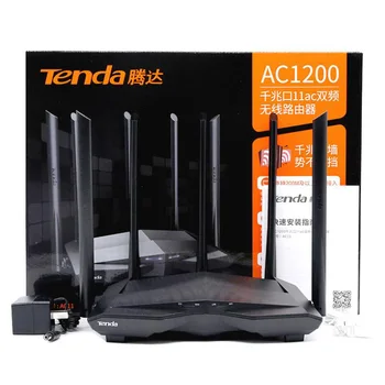 Tenda AC 11 Maršrutētāju AC1200 Dual Band 2.4&5 ghz Gb Dual Band 12AC Bezvadu Wifi Router WIFI Repeater 5*6dBi High Gain Antena