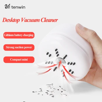 Tenwin 8053 Darbvirsmas Ar Putekļusūcēju, Tīrīt Netīrumus Mašīna, Putekļu Birste Dzēšgumiju/Zīmuli Skaidu Mini Putekļsūcējs Mājas Birojs