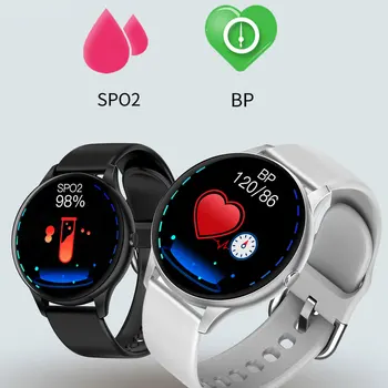 Termometrs Smart Skatīties Vīriešu Ūdensnecaurlaidīgs sirdsdarbība Ķermeņa temperatūra Smartwatch Bērniem, Sievietēm, Sporta Smart Clock Android, Ios Tālruni
