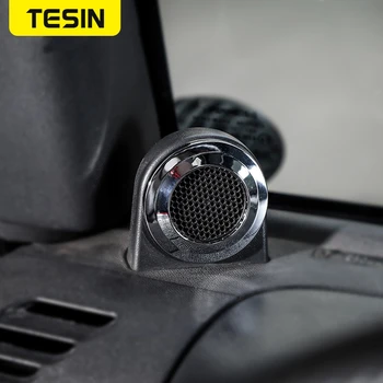 TESIN ABS Auto Ir viens Skaļrunis, Dekoratīvās nosedzošais ietvars, Uzlīmes, Piederumi Jeep Wrangler JK 2008-