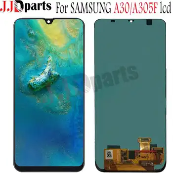 Tests Samsung Galaxy A30 A305/DS A305F A305FD A305A LCD Displejs, Touch Screen Digitizer Montāža Samsung LCD A30