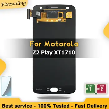 Testēti Strādā Super Kvalitātes šķidro kristālu Displeja Ekrānā Pieskarieties Digitizer Par Motorola Moto Z2 Spēlēt XT1710-01/07/08/10