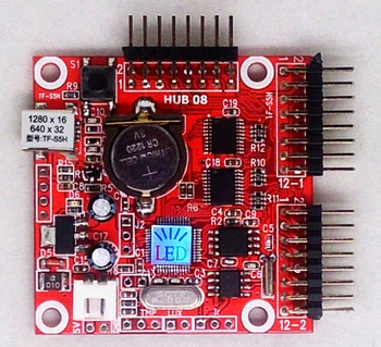 TF-S6H(TF-S5H) Mini display LED Panelis vadības karti,F3.75/P4.75 F5.0/P7.62 P10 Vienotā&dubultā krāsu LED modulis kontrolieris