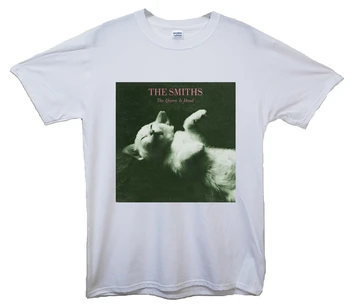 The Smiths Karaliene Ir Miris Kaķis Funny Parodija t-krekls Vasaras vīriešu Īsām Piedurknēm t-krekls