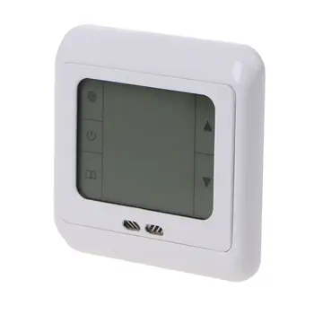 Thermoregulator Touch Screen Apkures Termostats, lai Siltas Grīdas,Elektriskā Apkures Sistēma ar Temperatūras Kontrolieris Ar Bērnu Bloķēšanas 83XA
