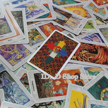THOTH Tarot kartes oracle Tarot kartes Klāja, angļu Lasīt Likteni, galda spēle, kāršu spēle, D, Veikals, Veikals 78pcs(102*59mm)