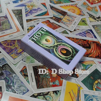 THOTH Tarot kartes oracle Tarot kartes Klāja, angļu Lasīt Likteni, galda spēle, kāršu spēle, D, Veikals, Veikals 78pcs(102*59mm)