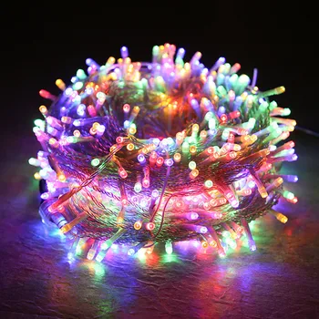 Thrisdar Āra Ziemassvētku LED String Light 100M 800/1000LED Pasaku Vainags Gaismas Kāzu svinības, Ziemassvētki Koka Dārza Terases
