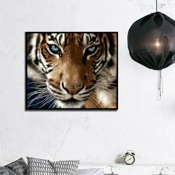 Tiger DIY Digitālā Eļļas Glezna, Ko Numuri Audekla Sienas Māksla Roku Apgleznoti Attēla Krāsas Pieaugušo Iesācējs Mājas Dekoru