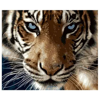 Tiger DIY Digitālā Eļļas Glezna, Ko Numuri Audekla Sienas Māksla Roku Apgleznoti Attēla Krāsas Pieaugušo Iesācējs Mājas Dekoru
