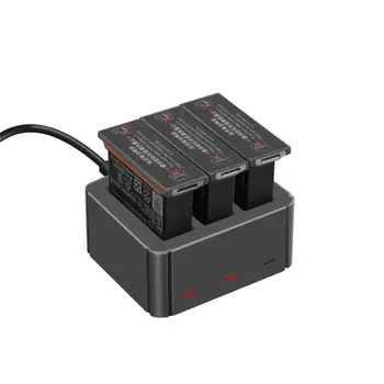 TIPA-C Uzlādēšanas Mezgls Ātrāk Lādētāju DJI OSMO ACTION Camera 4A Usb Ātri Lādētājs Litija 1300mAh Akumulators Piederumi