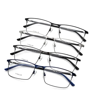 Titāna Sakausējuma TR90 Recepšu Brilles Sievietēm, Apaļas Brilles 2019 Vīriešiem Pilnīga Tuvredzība Optiskie Rāmji korejas Bezskrūvju Brilles