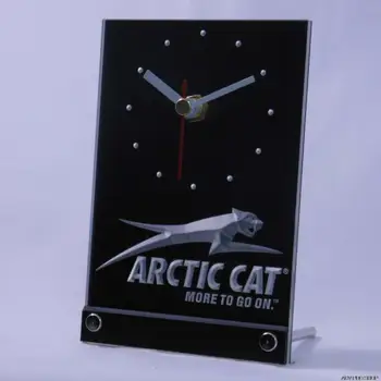 Tnc0168 Arctic Cat Sniega Galda Galda 3D LED Pulkstenis