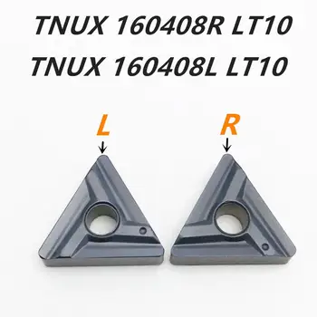 TNUX160408R TNUX160408L TNUX160404R TNUX160404L NN LT10 LAMINA CNC karbīda ielikt virpas instrumentu TNUX 160408 LT10 griešanas ievietot