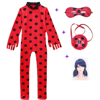 Toddler Apģērbu Modes Dāma Halloween Kostīmi Meitenēm, Bērniem, Spandex Kostīmi Bērniem Uzvalks Parūka Soma Meitenēm Ziemassvētki Komplekti