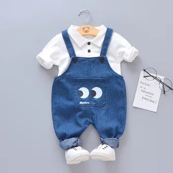 Toddler Zēnu Drēbes 2020 Rudens Ziemas Bērniem, Baby Meitene Zēnu Apģērbs Gadījuma Josla Sporta Tērps 2gab Apģērbs, Bērnu Apģērbu Komplekti