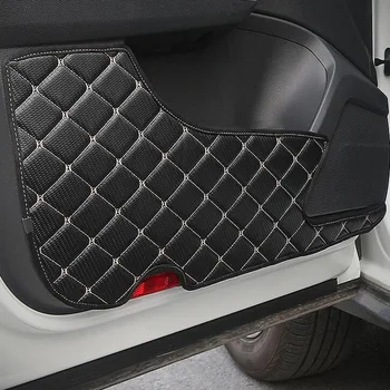 Tonlinker Interjera Automašīnas Durvis Anti-dirty Pad Vāka uzlīme par Volkswagen T-ROC 2018-19 Car Styling 4 GAB PU Ādas Vāka uzlīme