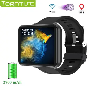 Torntisc LEMT 4G Smart Skatīties Android 7.1 2.8 Collu 640*480 Ekrāna 3GB + 32GB GPS WIFI 2700mah Liels Akumulators Smartwatch Vīriešiem