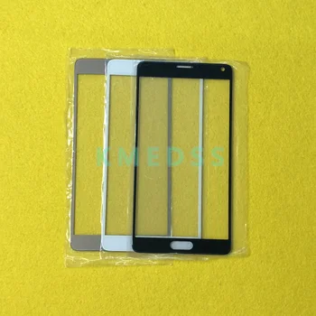 Touch Screen Panelis Nomaiņa Samsung Galaxy Note 4 N910 N910F N910V Priekšējā Stikla Ārējo Objektīvs + Uzlīmes + Instrumenti