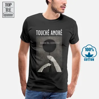 Touche Amore T-Krekli Ar Print T-Krekls Kokvilnas Vīriešu Pasūtījuma Logo Kokvilnas Vīriešu T-Krekli Melns T-Krekls Vienkāršu T Kreklu Grafiskais T Krekli