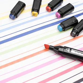 TouchFive mākslas marķieri, pildspalvas 80 krāsa alkohola tintes skiču 80 krāsu tintes pildspalvu, komiksu animācijas mākslas piederumi mākslinieks, zīmēšanas marķieri
