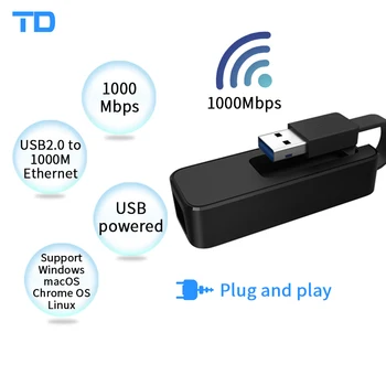 TP-LINK TL-UG310 Ārējo USB 3.0 Vadu Ethernet Tīkla Kartes Adapteris USB, 10/100/1000M Ethernet RJ45 Lan Windows/MAC/Linux