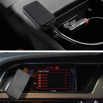 Transportlīdzekļa AMI Interfeiss BT Mūzikas AUX Audio Kabeļa Adapteris Audio Adaptera kabeli Ar USB Kabeli Audi Saderīgs Ar 2G, 3G Sistēma