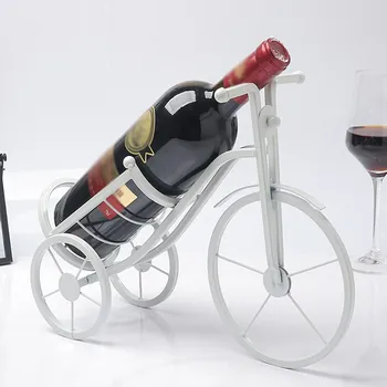 Tricikls Dizaina Metāla Vīna Plaukts Stāvēt Pudeles Turētāju Uzglabāšanas Kāzu Dekoru, Rotājumu Dāvanu, Mājas Virtuve Bārs