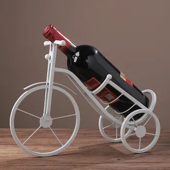 Tricikls Dizaina Metāla Vīna Plaukts Stāvēt Pudeles Turētāju Uzglabāšanas Kāzu Dekoru, Rotājumu Dāvanu, Mājas Virtuve Bārs