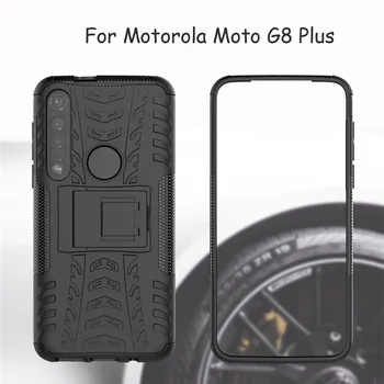 Triecienizturīgs Gadījumā Motorola X4 Moto G8 Jauda Lite G6 Spēlēt E5 E6 Plus Gadījumos Hibrīda Bruņas Vāks Moto G Stylus Pro Ātri Gadījumā