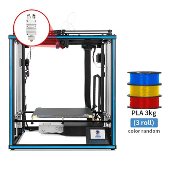 Tronxy X5SA-2E 3D Printeri DIY Komplektu, Liela Izmēra Dual Ekstrūzijas Galvas 2 Krāsu Druka Ender Impresora Drucker Corexy TAA