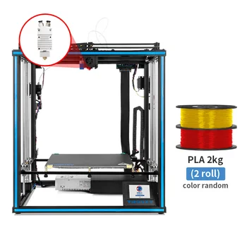 Tronxy X5SA-2E 3D Printeri DIY Komplektu, Liela Izmēra Dual Ekstrūzijas Galvas 2 Krāsu Druka Ender Impresora Drucker Corexy TAA