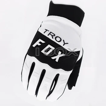 Troy Fox Motokrosa Cimdi Pilnu Pirkstu LTV MTB BMX Dirt Bike Motociklu Sacīkšu Cimdus, Izjādes Riteņbraukšana Āra Sporta