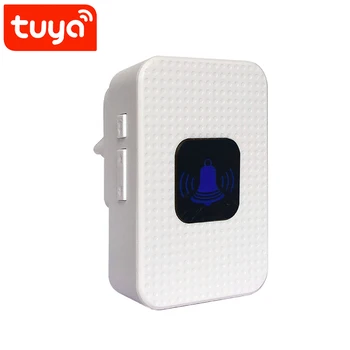 Tuay Smart WiFi Durvju Zvans Bezvadu Mājas Drošības Sadzīves Iekštelpu Durvju Izmantot Ar Automatizētu Uzraudzības Durvju Zvans