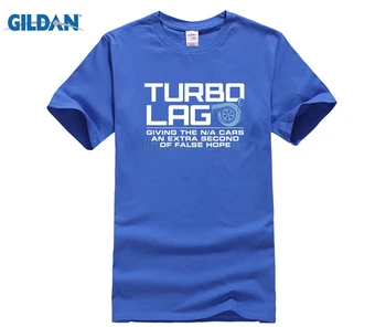 Turbo Lag Mens Smieklīgi Auto, T Kreklu - Dāvana Viņam Tētis Velciet Racinger Drift Motorsporter Tee Smieklīgi Kokvilnas T-Veida Topi, T Krekls