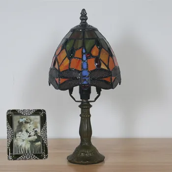 Turku mozaīkas Galda lampa ar Auduma Abažūrs gultas sānu galda lampas guļamistabas dzīvo jamo istabu tiffanylamp galdi, iekštelpu mājas draudzība lampas