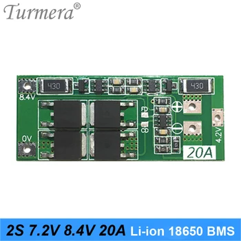 Turmera 2S 3S 4S 5S 6S Li-ion (Litija 18650 Akumulatoru Lādētāju PCB BMS Aizsardzības pārvalde skrūvgriezis akumulatora Lipo Šūnas Modulī ma
