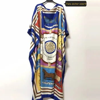 Tuvajos Austrumos kuveita garās kleitas sieviete Modes Sieviešu Sexy Boho Vasaras Gadījuma Šifona Ziedu Vakara Puse Beach Sen Maxi Kleita