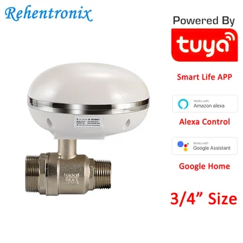 Tuya Smart Gāze, Ūdens, Vārsts, Ūdensizturīgu IP66 3/4 Izmērs Smart WiFi Vārstu Tālvadības pults un Linakge Signalizācijas Alexa, Google Balss Vadība