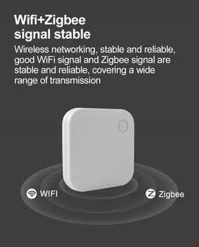 Tuya Smart Zigbee+wifi Vārti Tuya Multi-funkciju, Ierīce Savienojumam Tuya Smart Vārti APP Bezvadu Kontrolieris